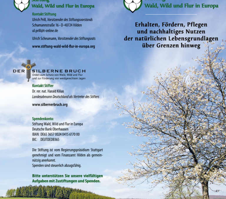 Stiftung Wald, Wild und Flur in Europa
